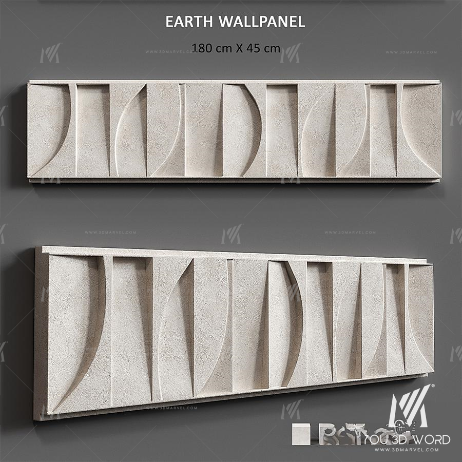 Relief Earth Wallpanel